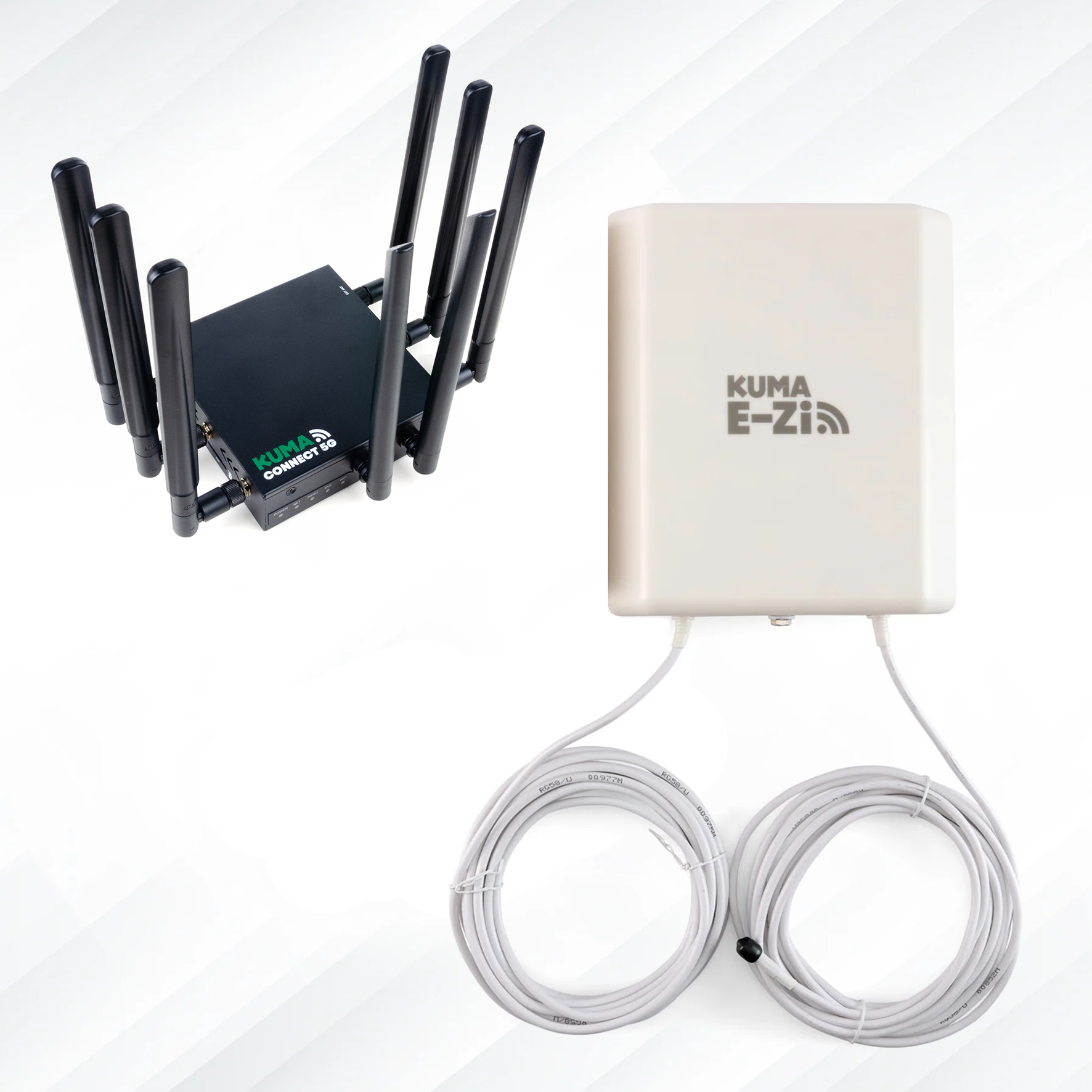KUMA CONNECT E-Zi 5G – Mobile WiFi Router & 7dBi Outdoor Directional ...