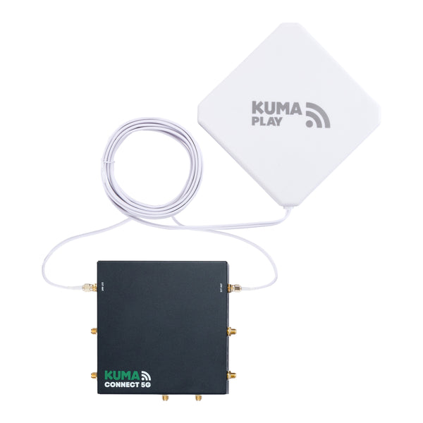 KUMA CONNECT PLAY 5G Router & indoor suction-mount antenna