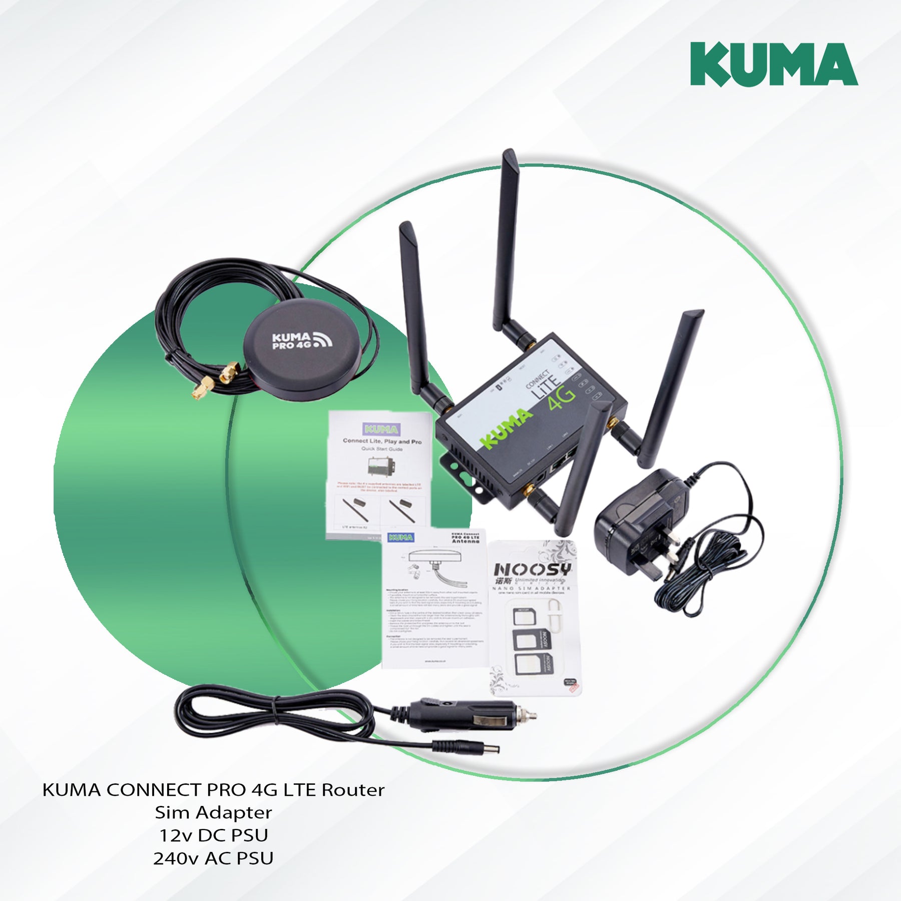 4G Router with External Puck Antenna | KUMA Connect Pro